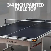 Rally TL - Professional MDF Indoor Table Tennis Table w/Quick Clamp Ping Pong Net & Post Set - 10 Minute Easy Assembly - C