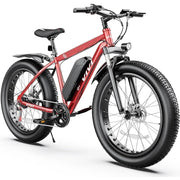 Electric Bike 26" x 4.0 Fat Tire Electric Bike with Peak 1000W , 25MPH , 48V 13AH Removable Lithium-ion Battery Up to 60 Miles