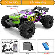 Teeggi 16101 /16102 PRO 1:16 70KM/H High Speed Drift Racing  SG116 MAX 4WD RC Car Off Road Car Monster Truck Toys For Kid Gift