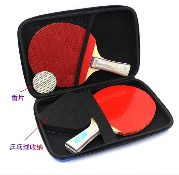 Table Tennis Racket Bag High Quality EVA Square Shaped Handbag Racket Box Hard Portable Sports Racket Bag