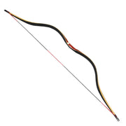 Archery Traditional Bow 20-45lbs Powerful Wooden Bow Phyllostachys Pubescens Bow Tip Outdoor Sports Shooting Hunting Accessories