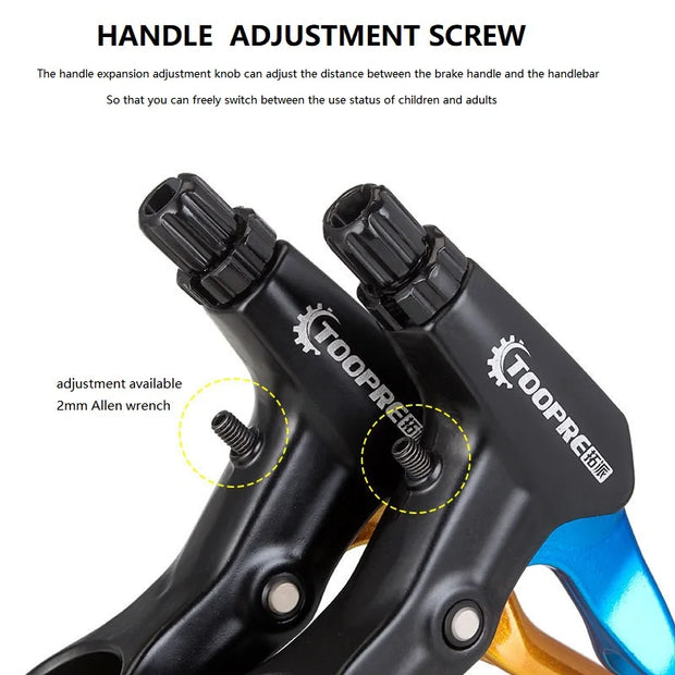 1 Pair High Quality Ultralight Aluminum Alloy Bicycle BMX Brake Handle MTB Mountain Bike Cycling Brake Levers V/Disc Brake Lever