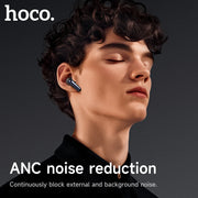 HOCO EQ23 Plus TWS Earphone Bluetooth 5.4 Noise Canceling  Headset Mic ENC HD Call Earbuds For iPhone 16 Pro Max Xiaomi Huawei