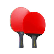 2PCS Professional 6 Star Table Tennis Racket Ping Pong Racket Set Pimples-in Rubber Hight Quality Blade Bat Paddle with Bag