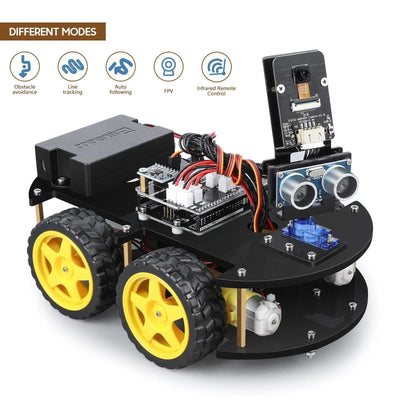 ELEGOO UNO R3 Project Smart Robot Car Kit V4, Intelligent and Educational Toy Car Robotic Kit for Arduino Learner DIY Kit