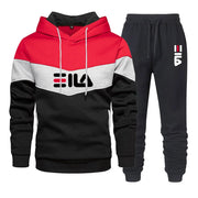 Men's Tracksuit Pants Casual Hoodies + Long Pants 2PCS Set or Print Hoodies Sport Pants Outdoor Clothes Sport Jogging Wear