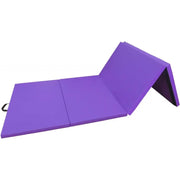 All Purpose 4'x8'x2" Extra Thick High Density Anti Tear Gymnastics Gym Folding Exercise Aerobics Mats, Multiple Colors Available