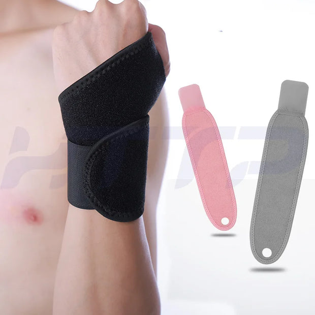 Unisex Wrist Guard Band Brace Support Carpal Tunnel Sprains Strain Gym Strap Sports Pain Relief Wrap Bandage Protective Gear