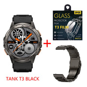 Original KOSPET TANK T3 Smart Watch For Men Military Smartwatch Women Digital Fitness Watches AMOLED AI Voice AOD Bluetooth