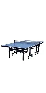 Inside - Professional MDF Indoor Table Tennis Table with Quick Clamp Ping Pong Net and Post Set - 10 Minute Easy Assembly