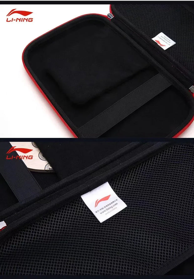 Original  Table Tennis Racket Bag Ping Pong Bat Case (Big Capacity bilayer)Hard Shell Table Tennis Racket Cover Bag