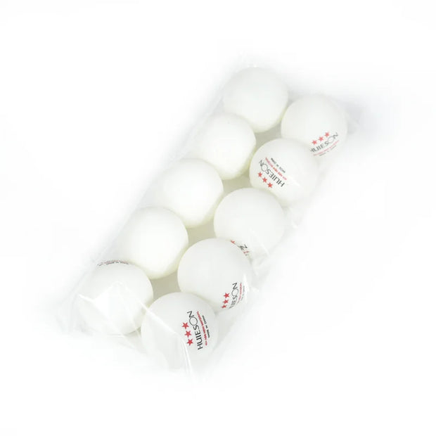 10 PCS Huieson New ABS Plastic Table Tennis Balls 3 Star 2.8g 40+mm Ping Pong Balls for Match Training Balls