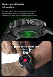 Smart Watch Bluetooth Call For Men Sports Outdoor Waterproof Watches Custom Dials Real Heart Rate Monitoring Man Smartwatch