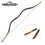 Archery Traditional Bow 20-45lbs Powerful Wooden Bow Phyllostachys Pubescens Bow Tip Outdoor Sports Shooting Hunting Accessories