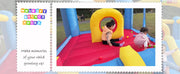 12.6FTx9FT Inflatable Bounce House with Double Slide Obstacle Bouncer, Indoor/Outdoor Bouncy House,