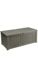 XXL 230 Gallon Large Outdoor Storage Deck Box for Patio Furniture, Outdoor Cushions, Garden Tools and Sports/Pools Equi