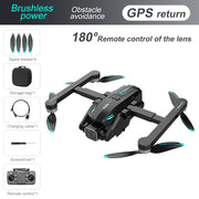 S188 Drone GPS Return 4K 8K HD Three Camera 5G WiFi FPV 360° Laser Obstacle Avoidance Brushless Motor RC Quadcopter Dron RC Toys