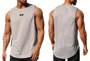 Men’s Quick Dry Gym Clothes Indoor Exercise and Fitness Printed Vest 6 Colors To Choose