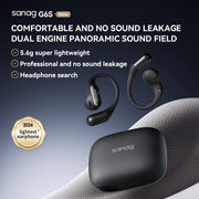 Sanag G6S Open Ear Bluetooth Earphone Ear Hook OWS Wireless Headphone HiFi Sound TWS Headset Sport Running Earbuds for Sport