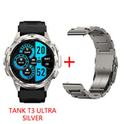 2024 Original KOSPET TANK T3 Ultra GPS Smart Watch Men Smartwatch 470mAh Digital Fitness AMOLED AOD Bluetooth Electronic Watches