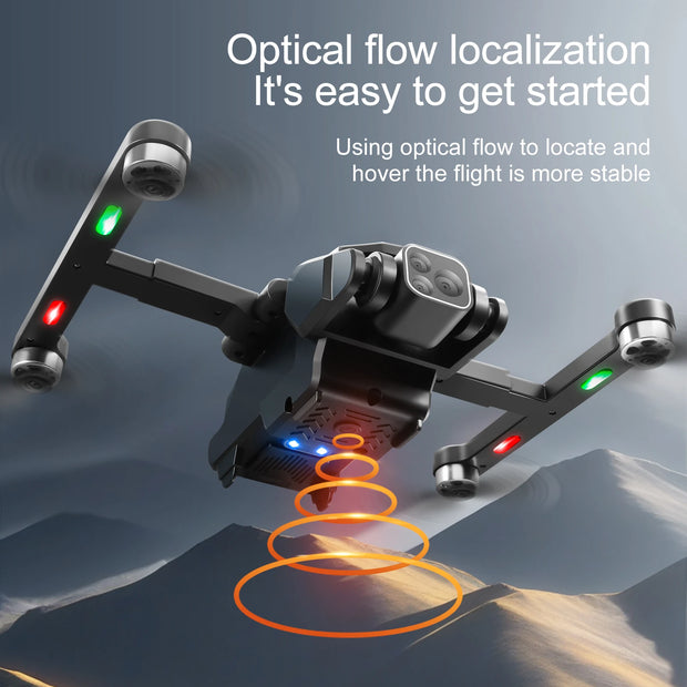 S188 Drone GPS Return 4K 8K HD Three Camera 5G WiFi FPV 360° Laser Obstacle Avoidance Brushless Motor RC Quadcopter Dron RC Toys