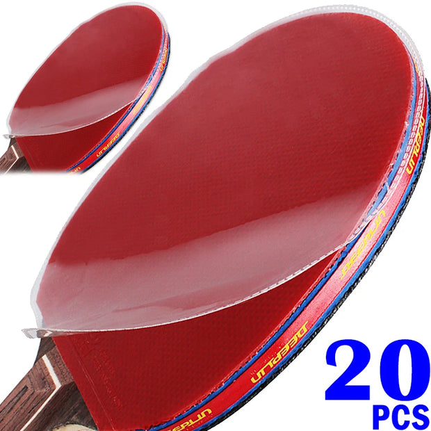 2/10/20PCS Table Tennis Protective Film Un-sticky Film Ping Pong Bat Protector Accessories Table Tennis Rubber Protective Film