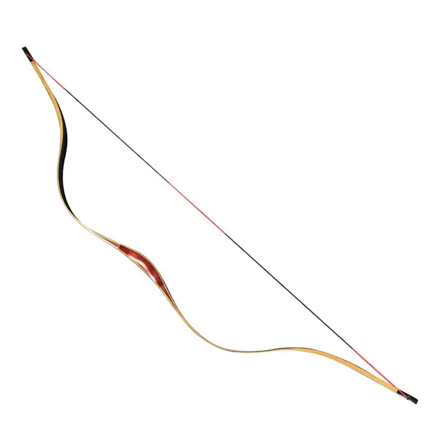 Archery Traditional Bow 20-45lbs Powerful Wooden Bow Phyllostachys Pubescens Bow Tip Outdoor Sports Shooting Hunting Accessories