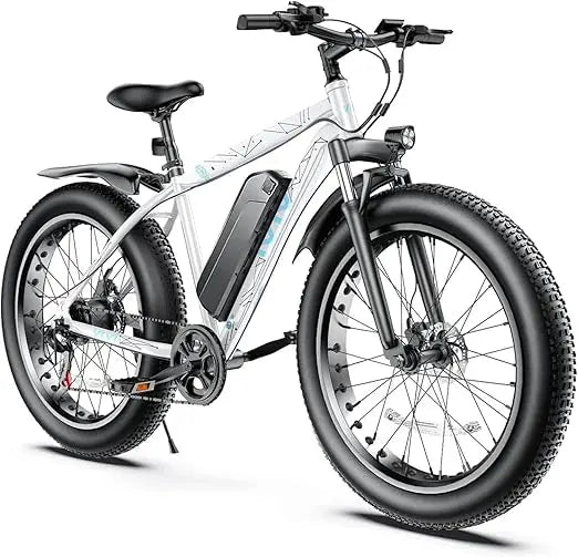 Electric Bike 26" x 4.0 Fat Tire Electric Bike with Peak 1000W , 25MPH , 48V 13AH Removable Lithium-ion Battery Up to 60 Miles