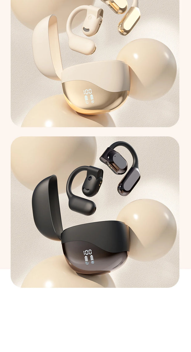 Open Translation Bluetooth Earphones 5.3 Hanging Ear Comfortable Intelligent Touch Noise Reduction Anti Sweat Bluetooth Earphone