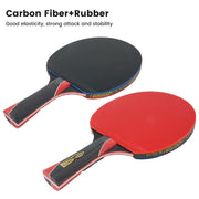 Ping Pong Paddle Hard Case Single Professional Training Carbon Table Tennis Bat Racket Ping Pong Paddle Table Tennis Rackets