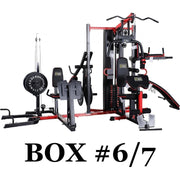 Multifunctional Home Gym System Workout Station with Leg Extension and Preacher Curl, 122.5LB Weight Stack, Multiple Options, Mu