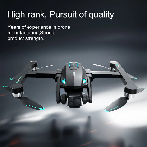 S188 Drone GPS Return 4K 8K HD Three Camera 5G WiFi FPV 360° Laser Obstacle Avoidance Brushless Motor RC Quadcopter Dron RC Toys