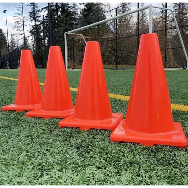 Pro  - Heavy Cones Sports Training and More - Durable, Sturdy and Weather-Resistant - 12”