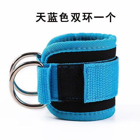 Fitness Ankle Straps Adjustable D-Ring Support Cuffs Gym Leg Strength Workouts Pulley With Buckle Sports Guard Safety Abductors