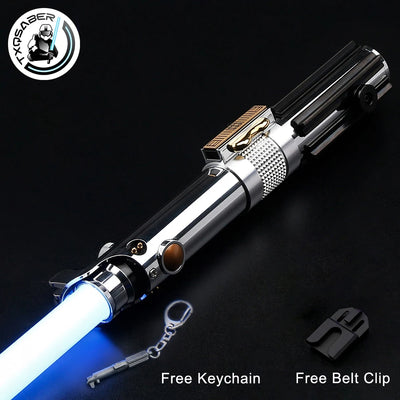 Anakin Lightsaber Proffie 2.2 Soundboard Smooth Swing Metal Handle With LED Strip Blade SD Card Skywalker Replica Cosplay Toys