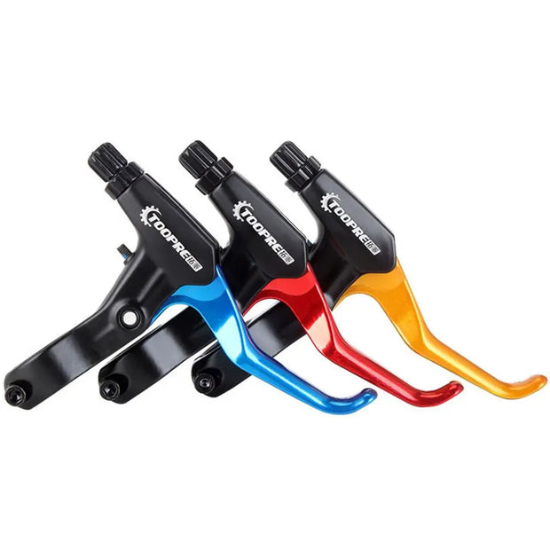 1Pair MTB Mountain Bike Cycling Brake Levers V/Disc Brake Lever Ultralight Aluminum Alloy Bicycle BMX Brake Handle