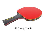 6 Star Table Tennis Racket 2PCS Professional Ping Pong Racket Set Pimples-in Rubber Hight Quality Blade Bat Paddle with Bag