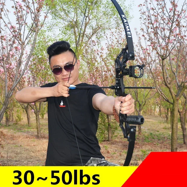 New Professional Straight Draw Bow 30-50 Lbs Powerful Hunting Archery Bow and Arrow Outdoor Hunting Shooting Outdoor Sports