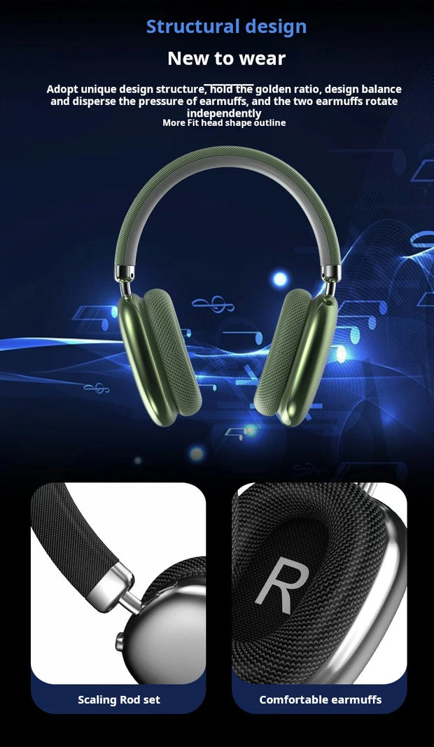 Choice P959 Air Max Wireless Bluetooth Earphones Noise Cancelling Microphone In Ear Sports Gaming Earphones Suitable For IOS