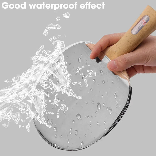 2/10Pcs Ping Pong Racket Protective Film Sticky Transparent Maintenance Cover Table Tennis Racket Rubber Protection Film Tool