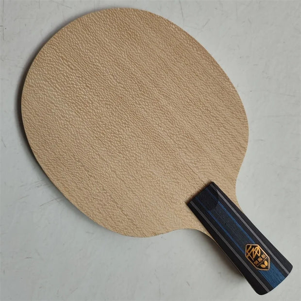 High Quality 5 Wood+2 Alc Table Tennis Racket Handmade 7-layer VIS Fan Alc Engraved Structure Base Plate