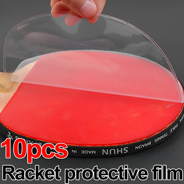 2/10Pcs Ping Pong Racket Protective Film Sticky Transparent Maintenance Cover Table Tennis Racket Rubber Protection Film Tool