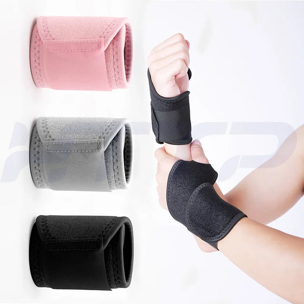 Unisex Wrist Guard Band Brace Support Carpal Tunnel Sprains Strain Gym Strap Sports Pain Relief Wrap Bandage Protective Gear