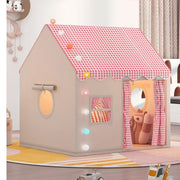 Child Small House Folding Playtent Kid Toy Tent Princess Girl Castle Play House Baby Tent Not include light Ball Chrismas Gift