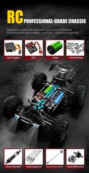 Teeggi 16101 /16102 PRO 1:16 70KM/H High Speed Drift Racing  SG116 MAX 4WD RC Car Off Road Car Monster Truck Toys For Kid Gift