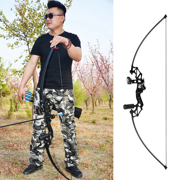 New Professional Straight Draw Bow 30-50 Lbs Powerful Hunting Archery Bow and Arrow Outdoor Hunting Shooting Outdoor Sports