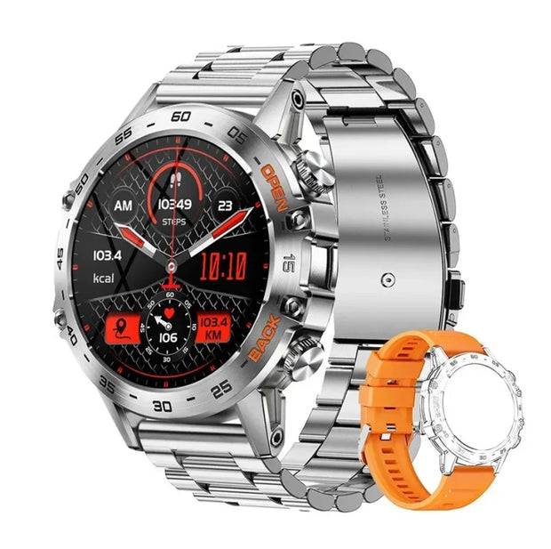 Smart Watch Bluetooth Call For Men Sports Outdoor Waterproof Watches Custom Dials Real Heart Rate Monitoring Man Smartwatch