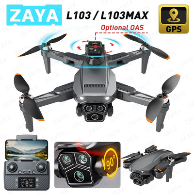 L103/L103MAX Drone 4K Professional GPS Dron Mini FPV Quadcopter Brushless RC Toy Helicopter Gift 5G Wifi Photography Aircraft