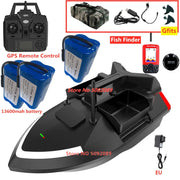 Smart 40 Points GPS Fishing Bait Boat GPS Auto Return RC Nesting Boat 2KG Loading 500M Distance Fixed Speed Cruise Bait Boat Toy