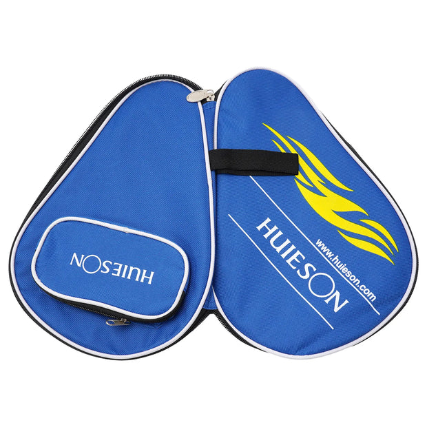 1PC 30x20cm Table Tennis Racket Bat Bag Black/blue Oxford Cloth Sponge Ping Pong Rackets Case For Blade Paddle Balls Storage